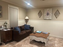 The living room was very nice