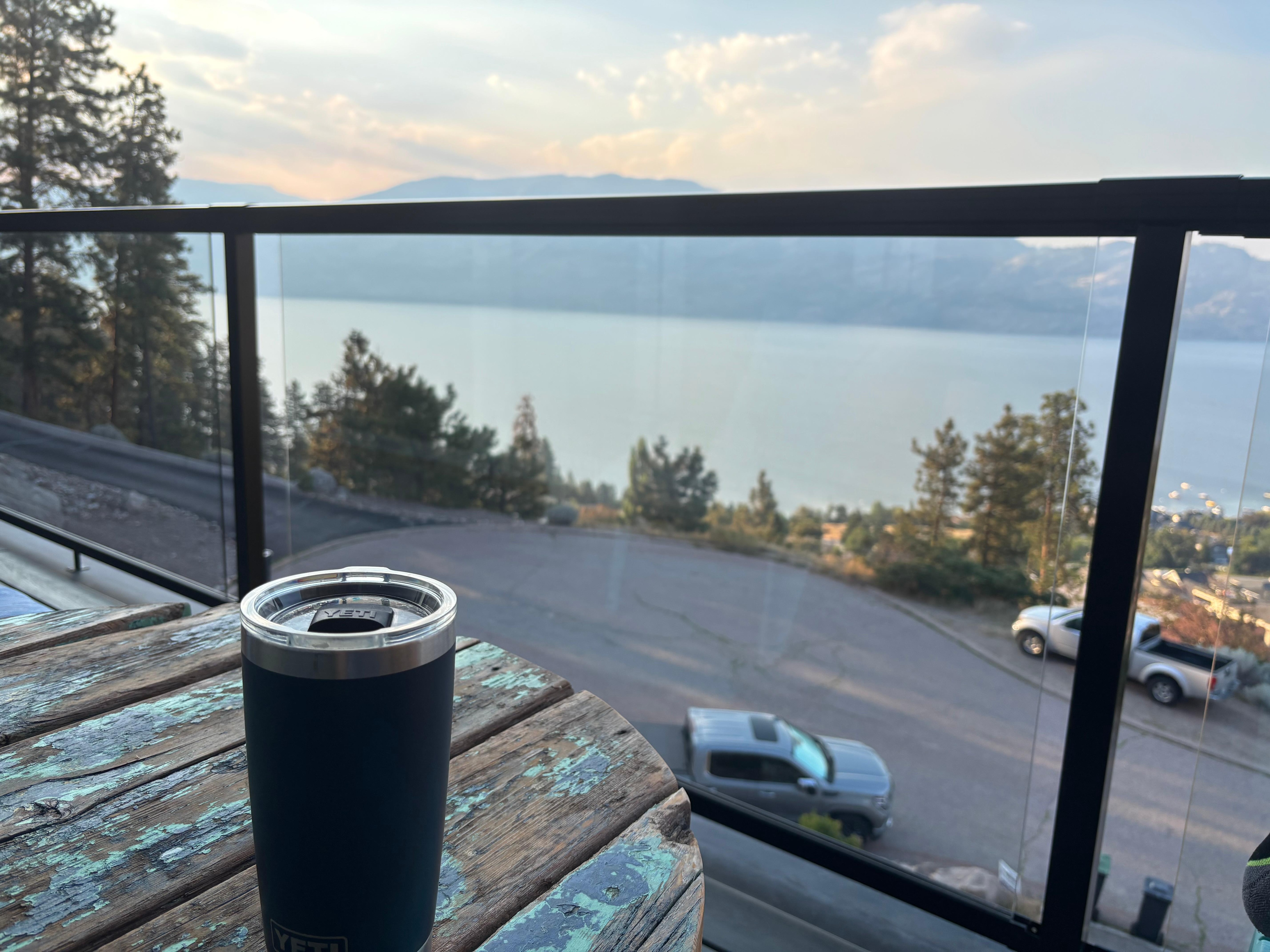 Picture from the private deck 