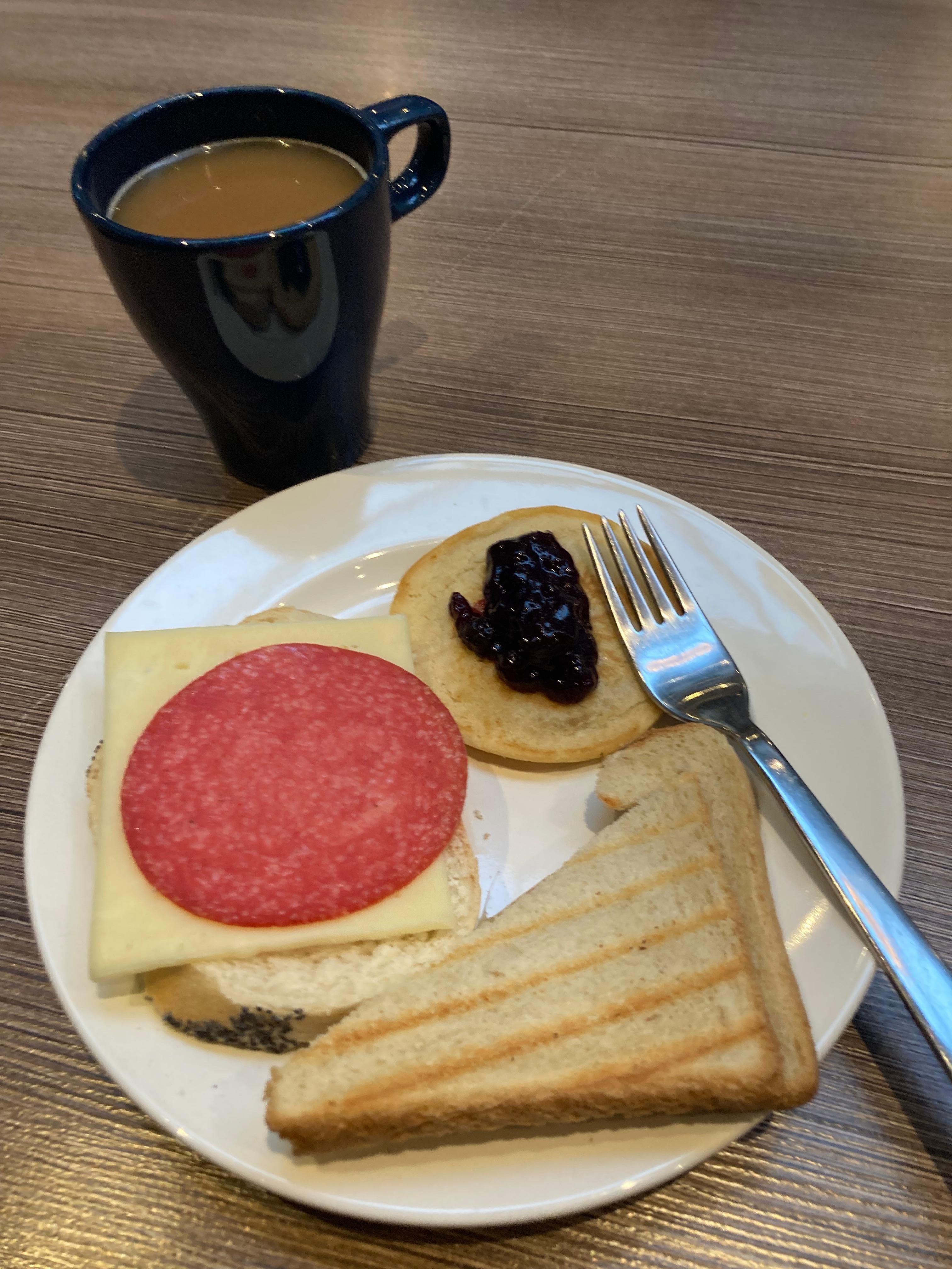 Breakfast.