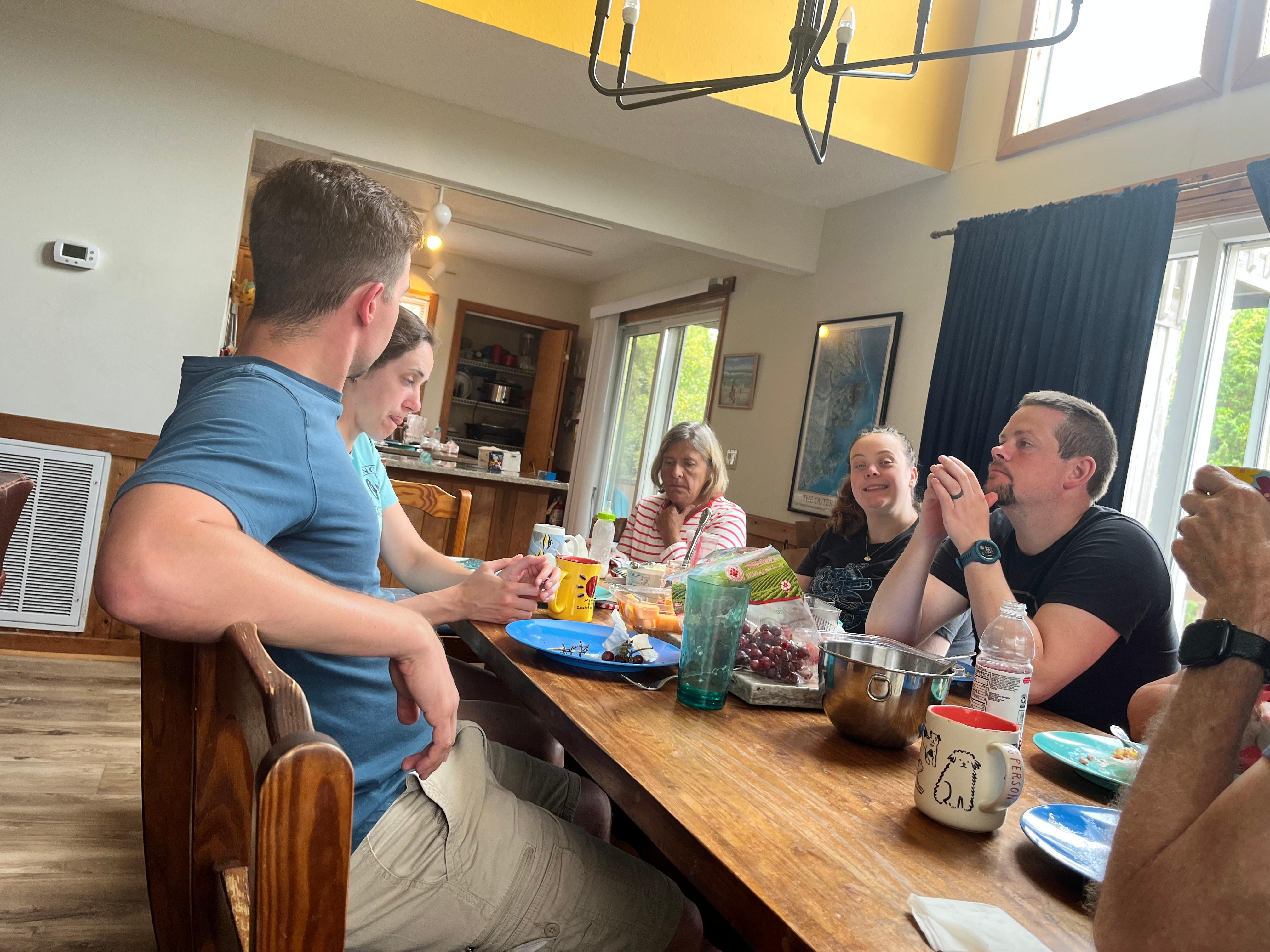 Enough room for everyone around the table.