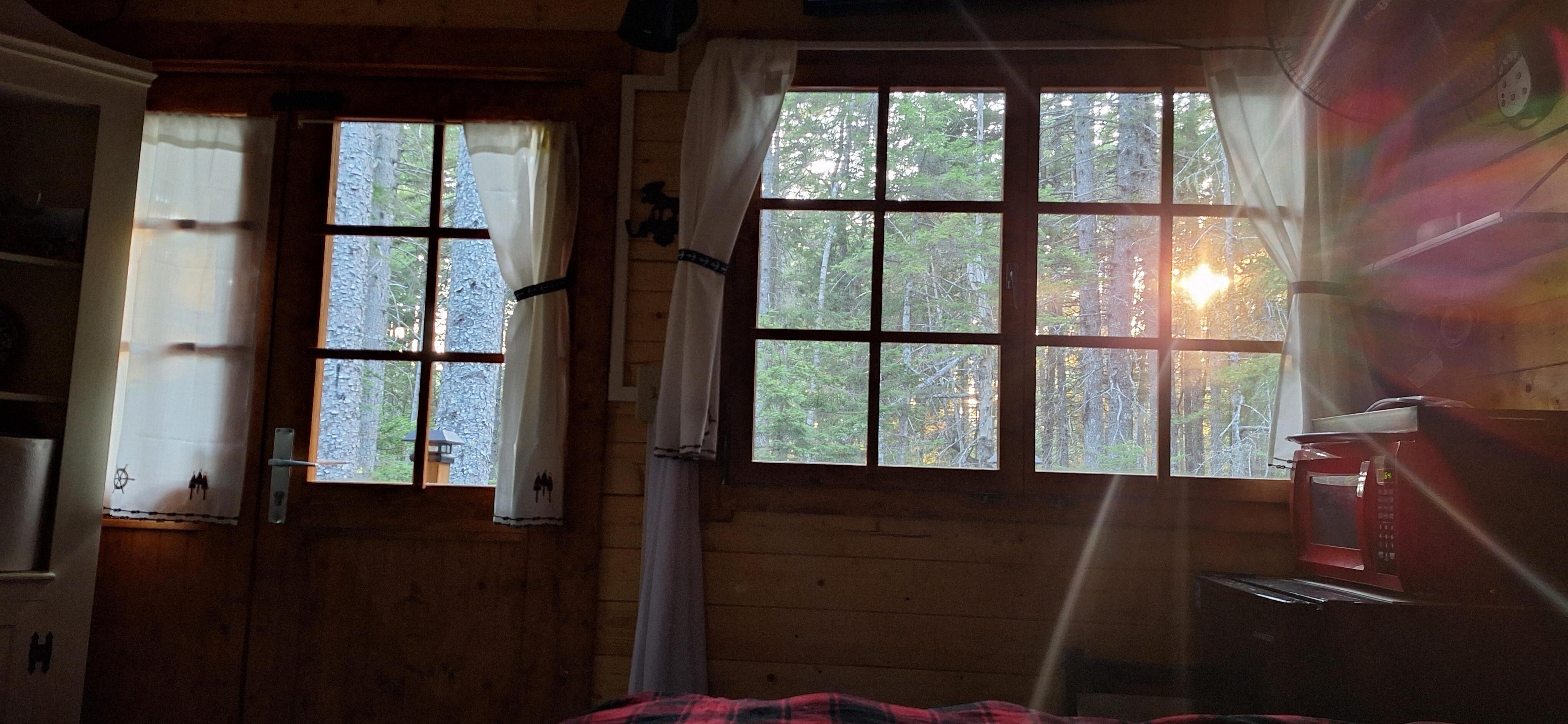 Evening Sunset from the bed view!