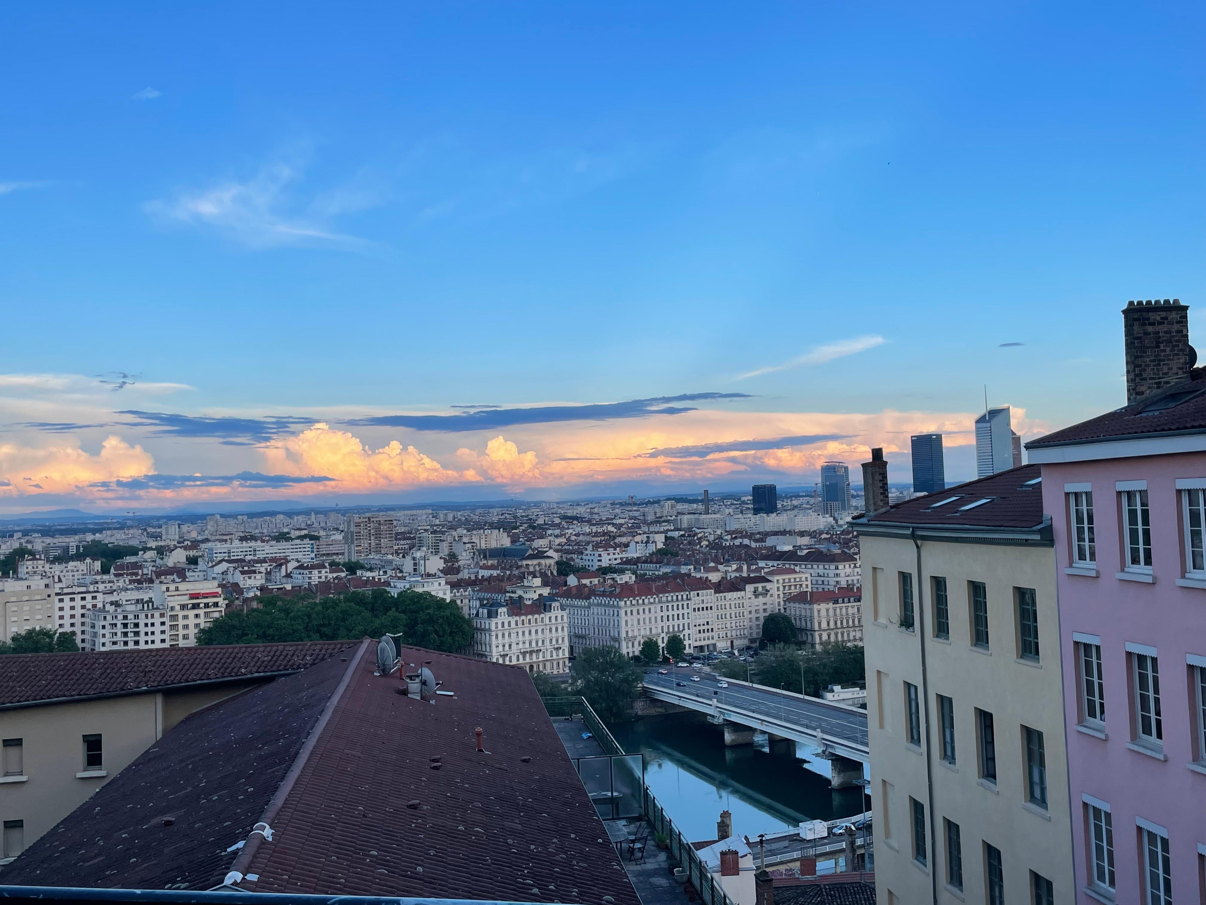 View from hotel