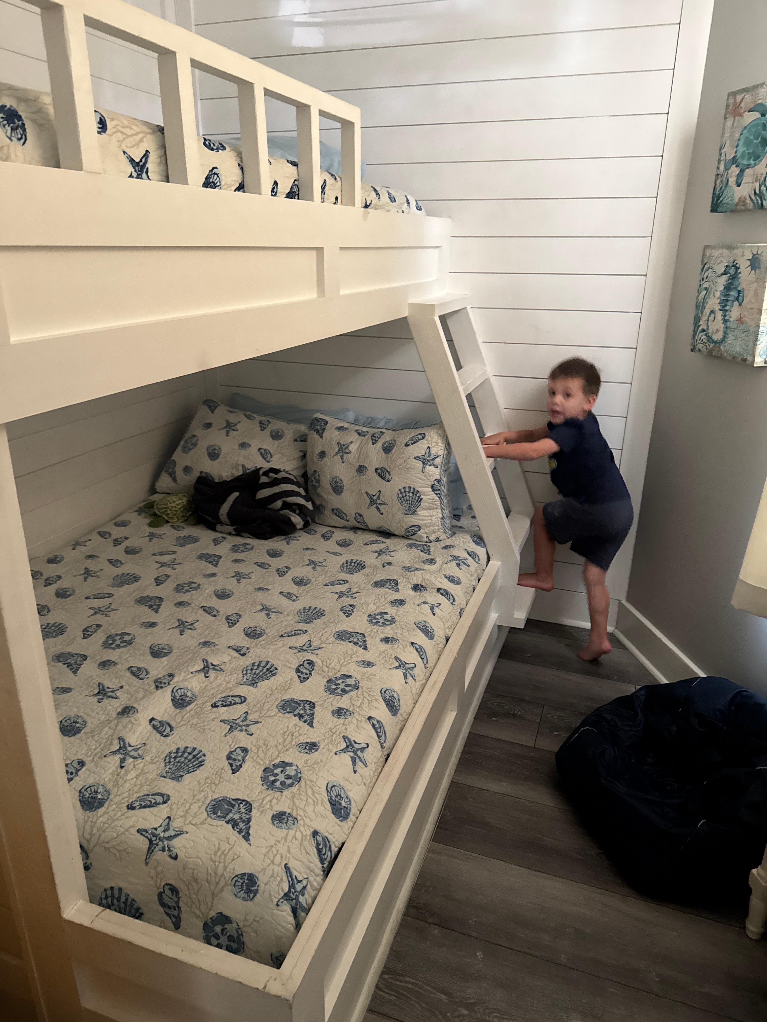 Our son was obsessed with the bunk bed