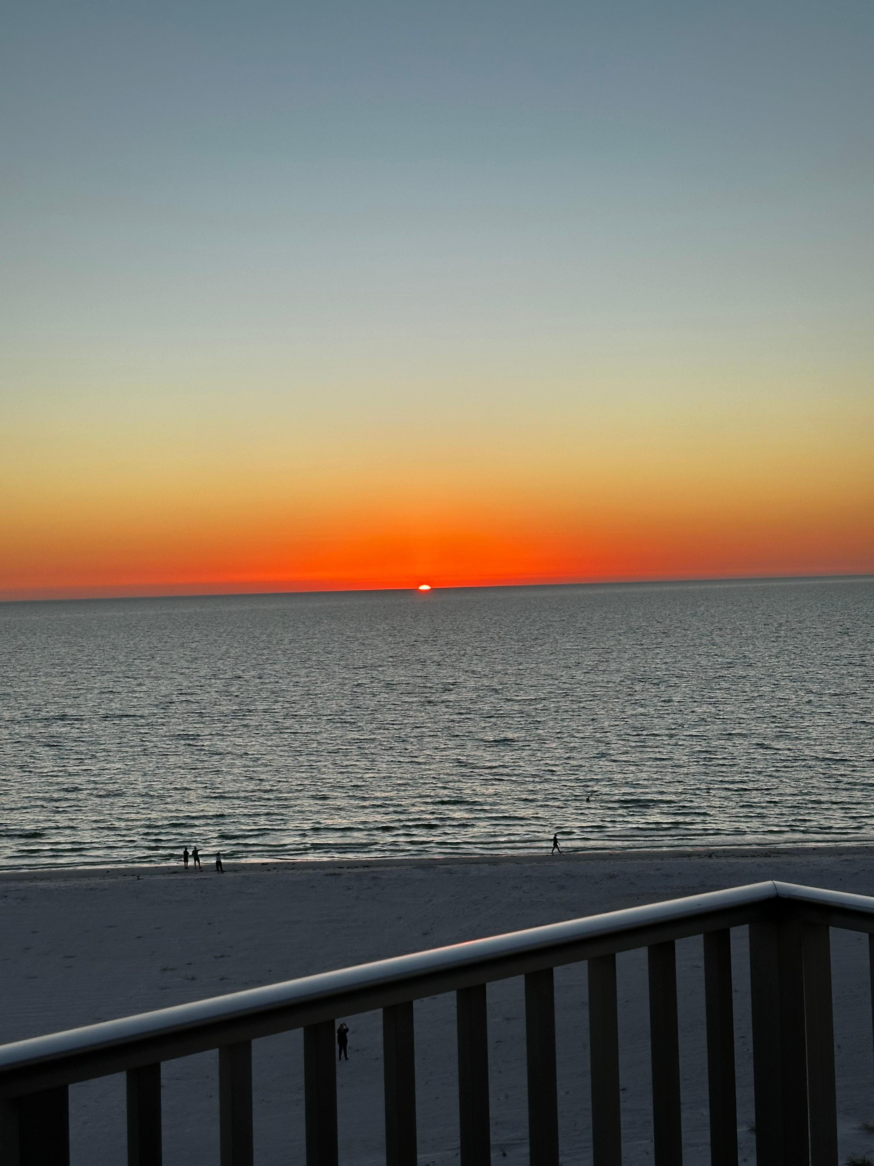 Sunset from the balcony 