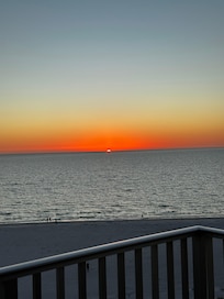 Sunset from the balcony