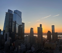 Views from rooftop bar