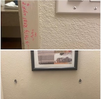 Room Bathroom Writting On Wall
No Towel Holder