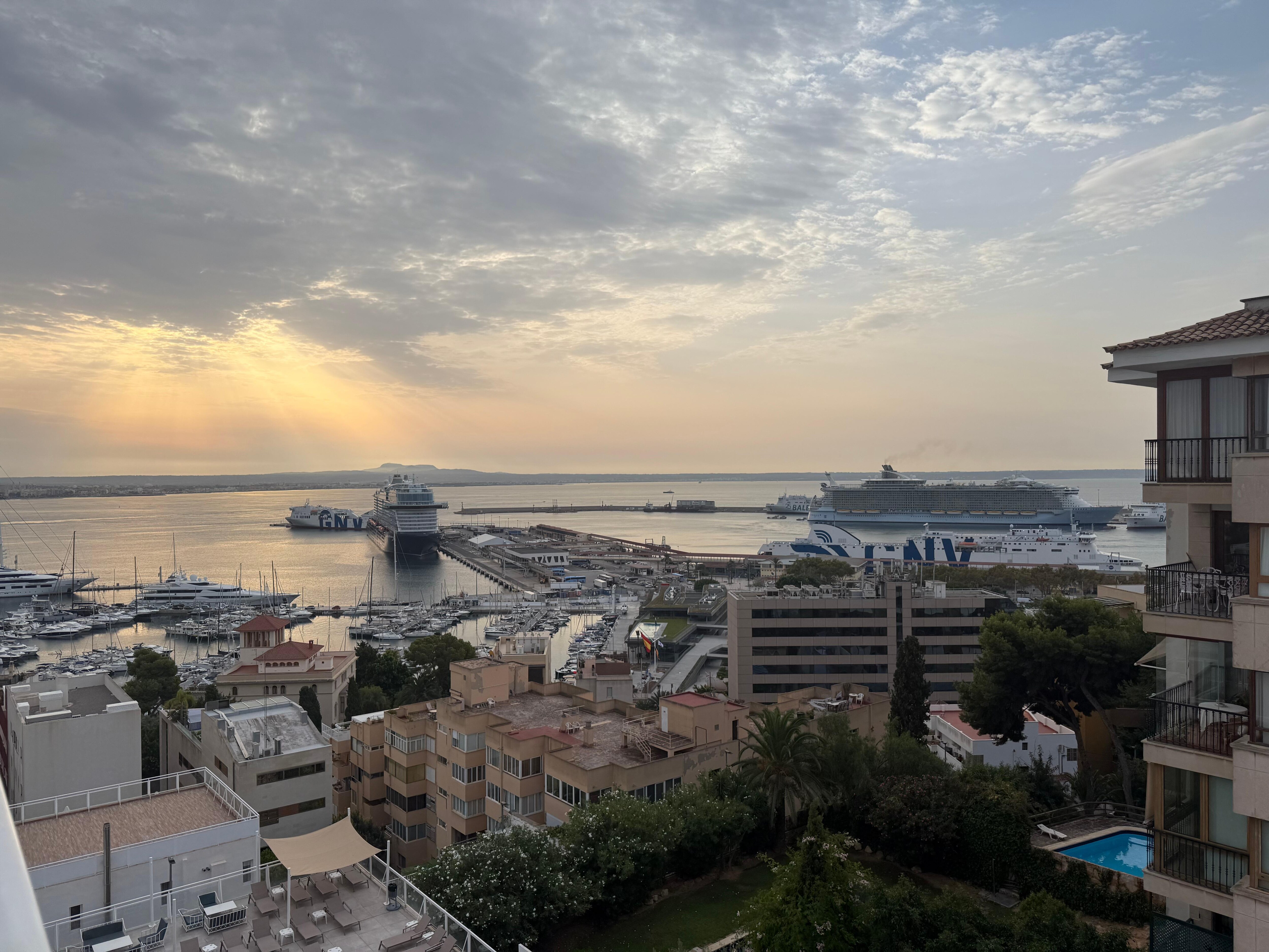 The wiew from our room from 