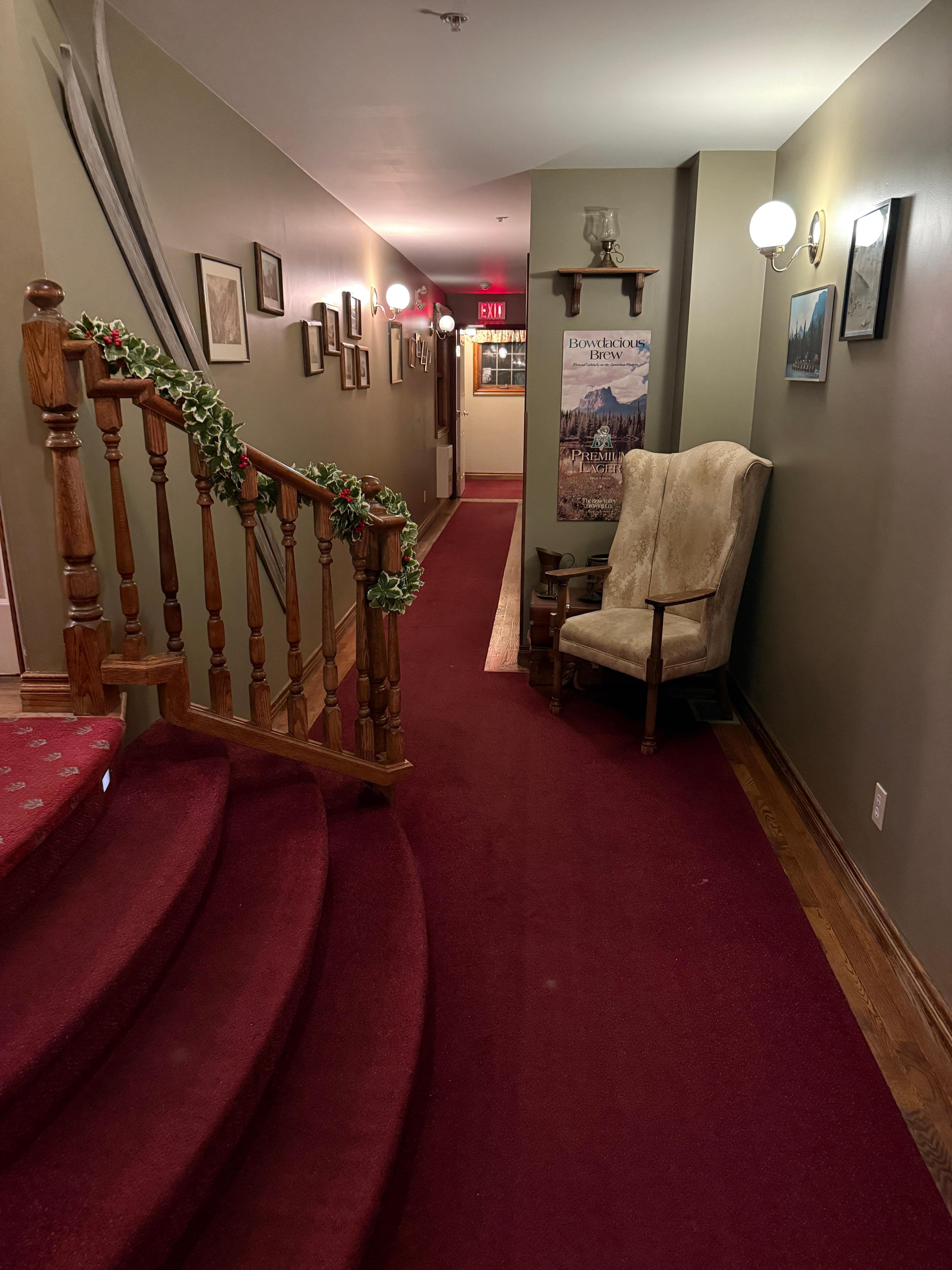 Antique furniture throughout including in your room