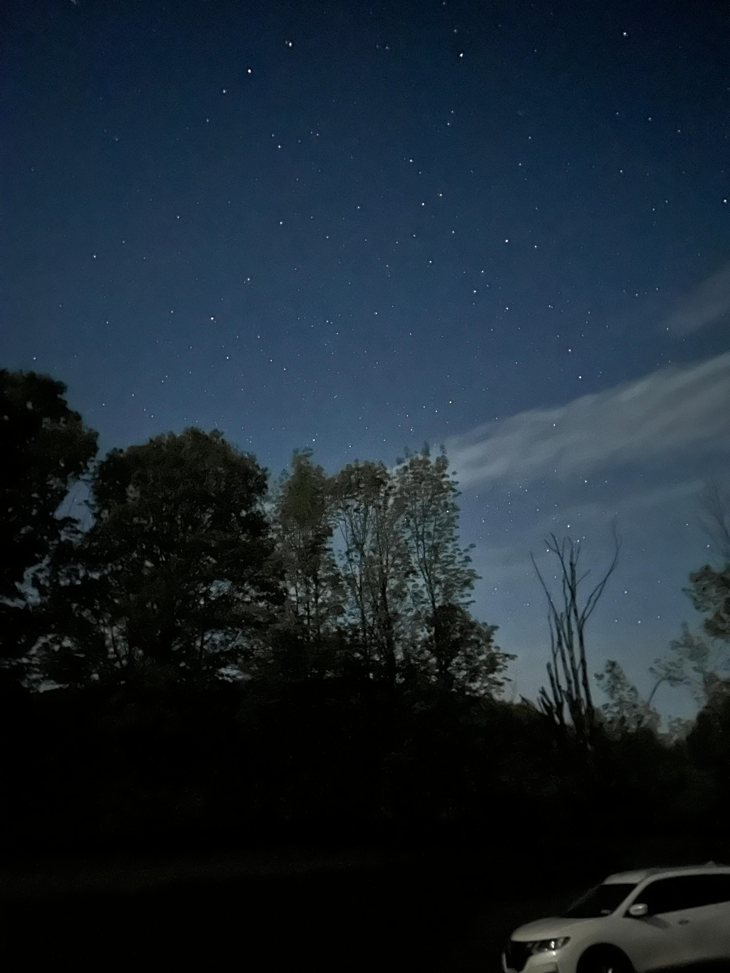 Star gazing from the chalet