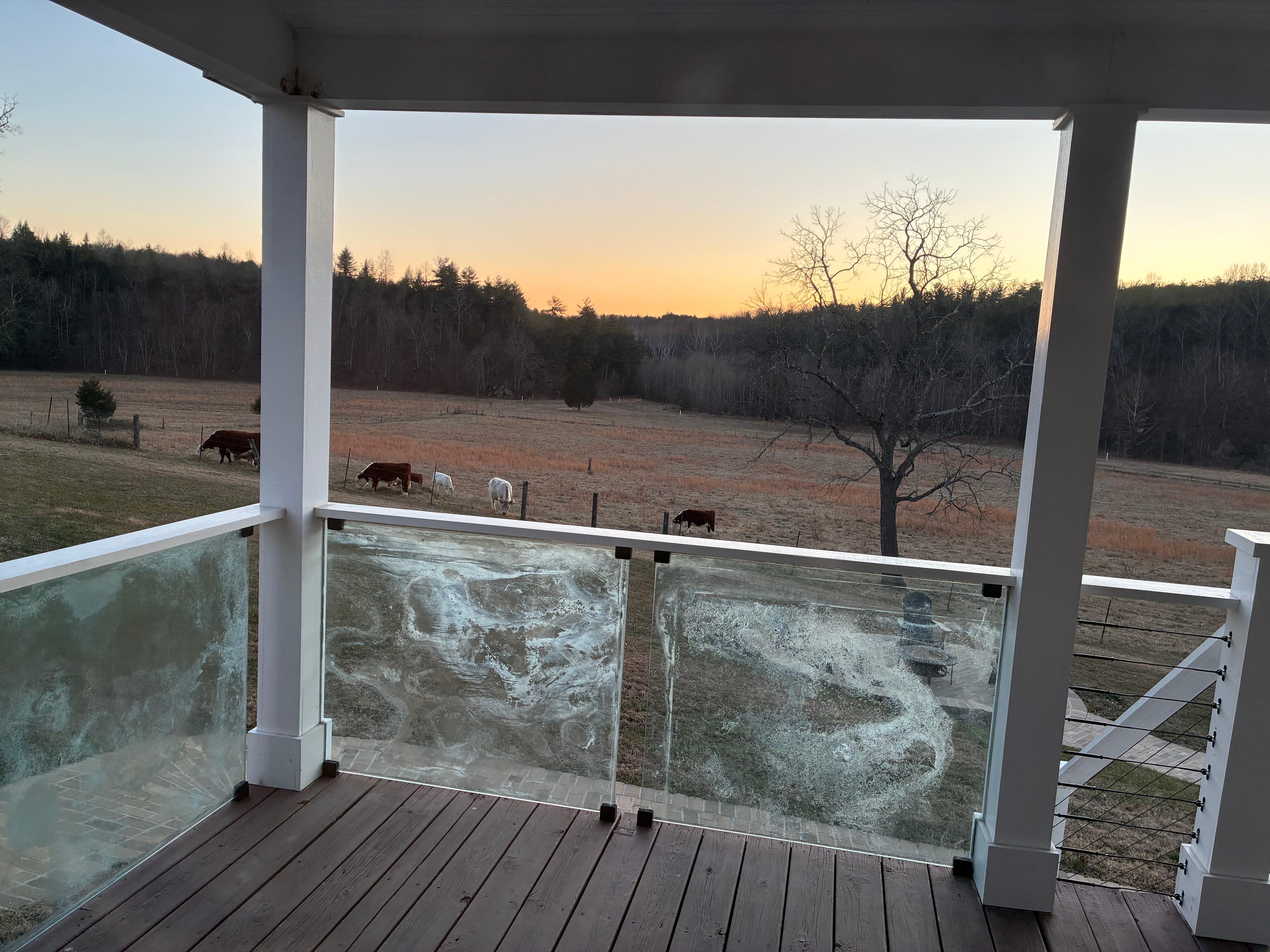 View from living room