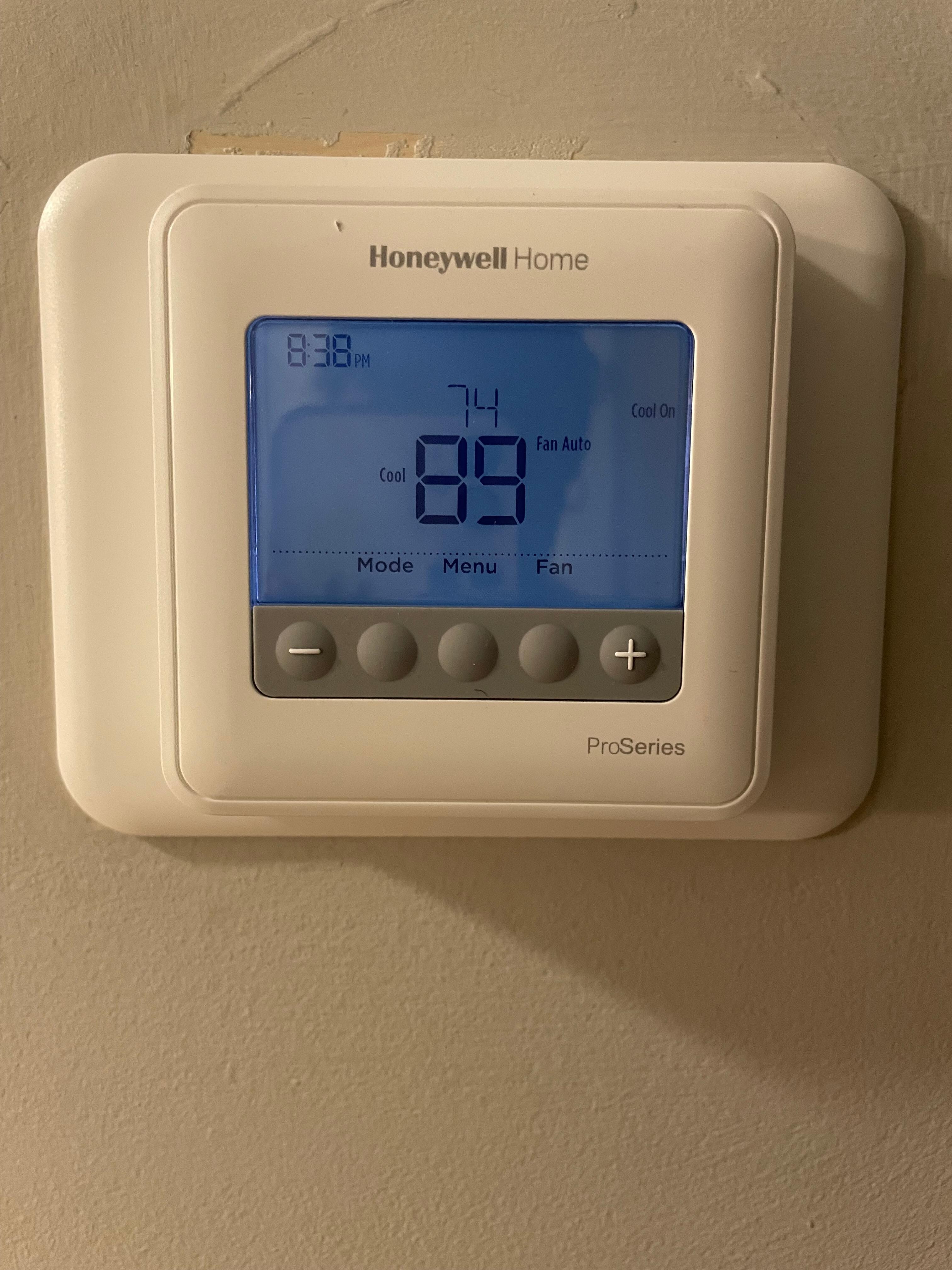Temp upon arrival 