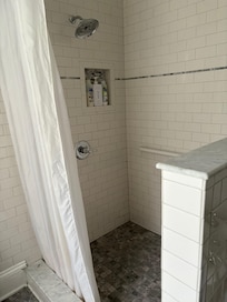 Large walk-in shower