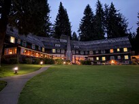 The lodge at night