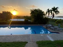 Sunrise by the pool