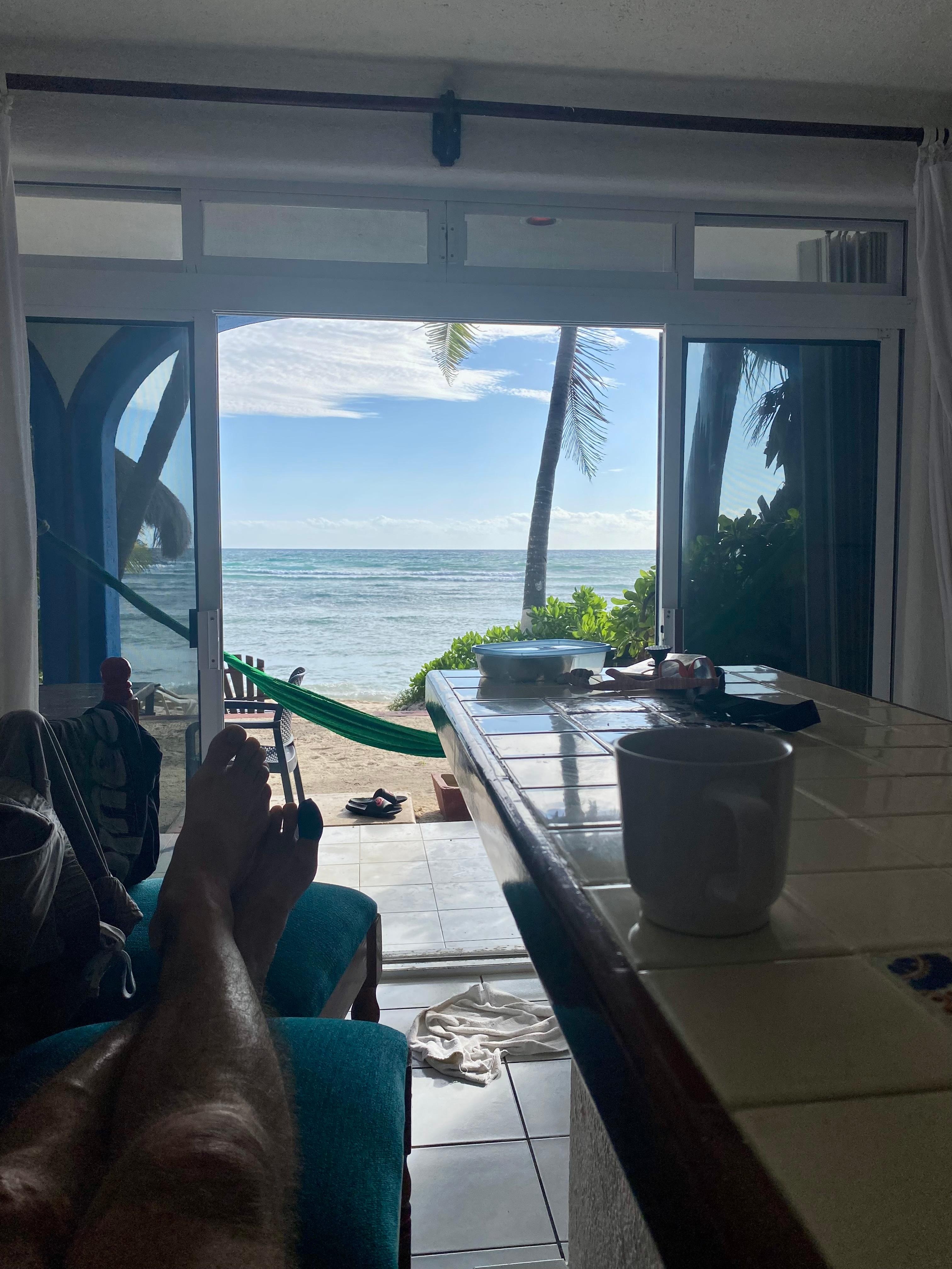 My morning coffee spot! Incredible and peaceful…