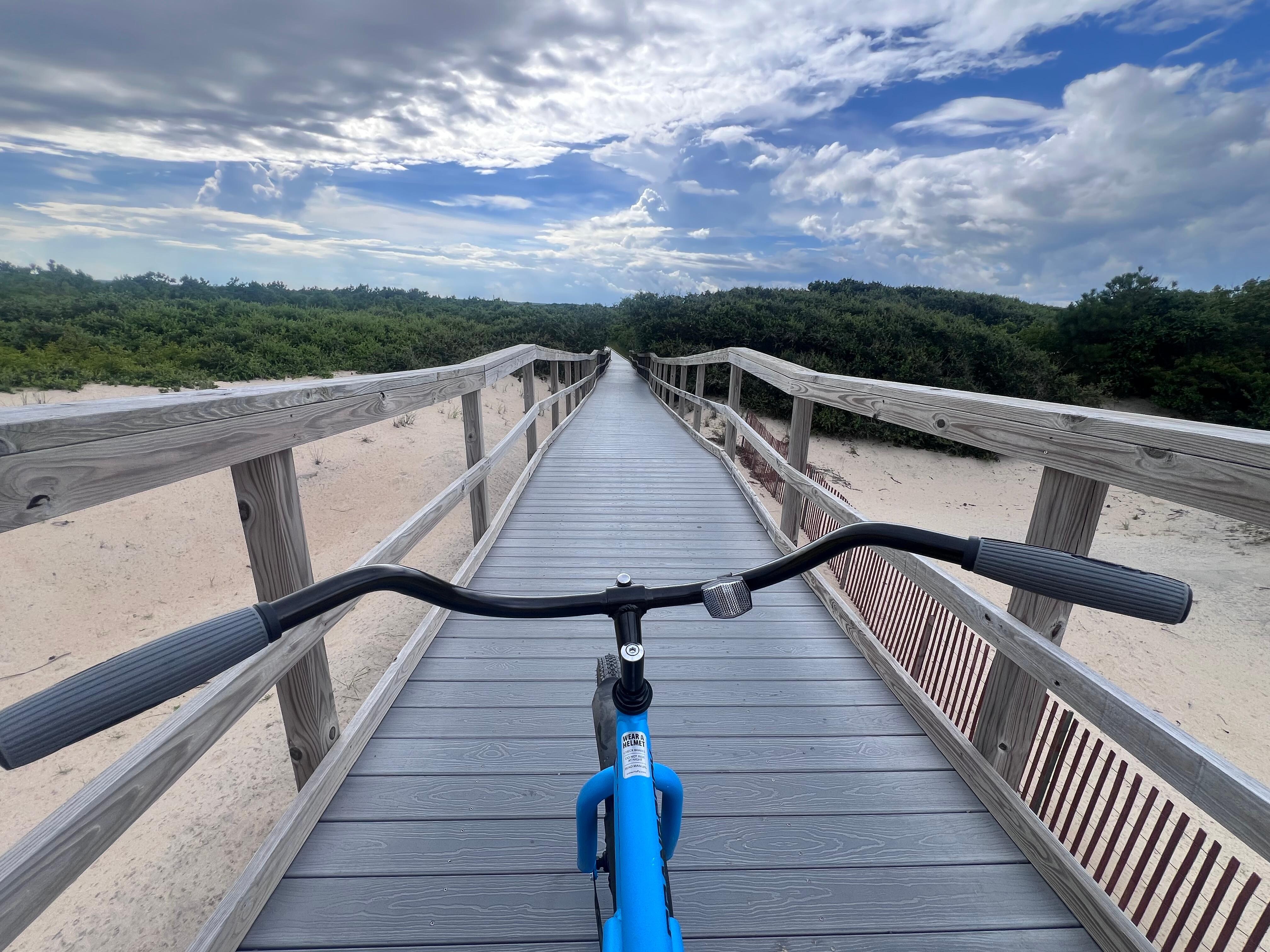 Bike ride in Back Bay Wildlife Reserve