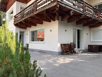 Zijkant van het appartement