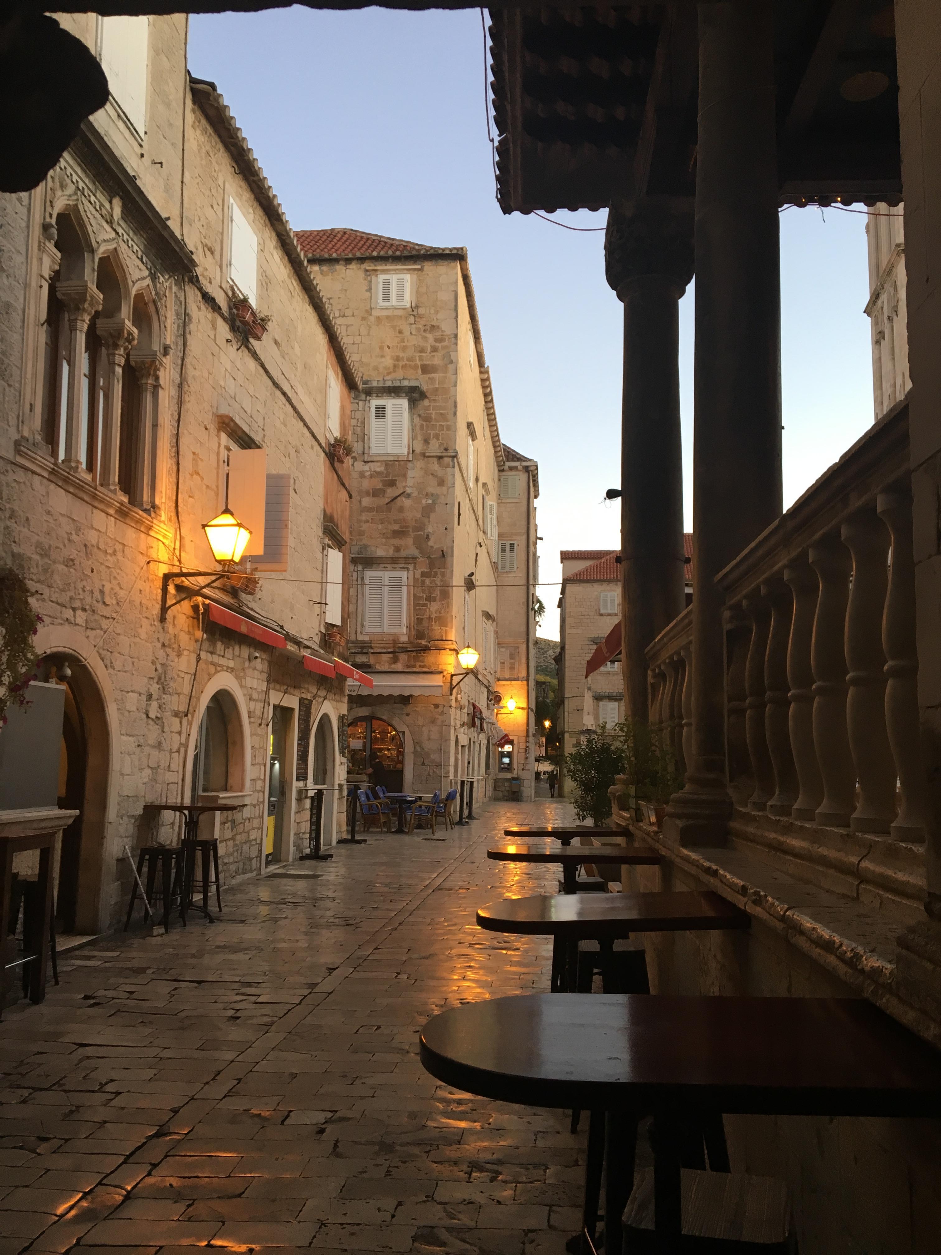 Early morning in Trogir