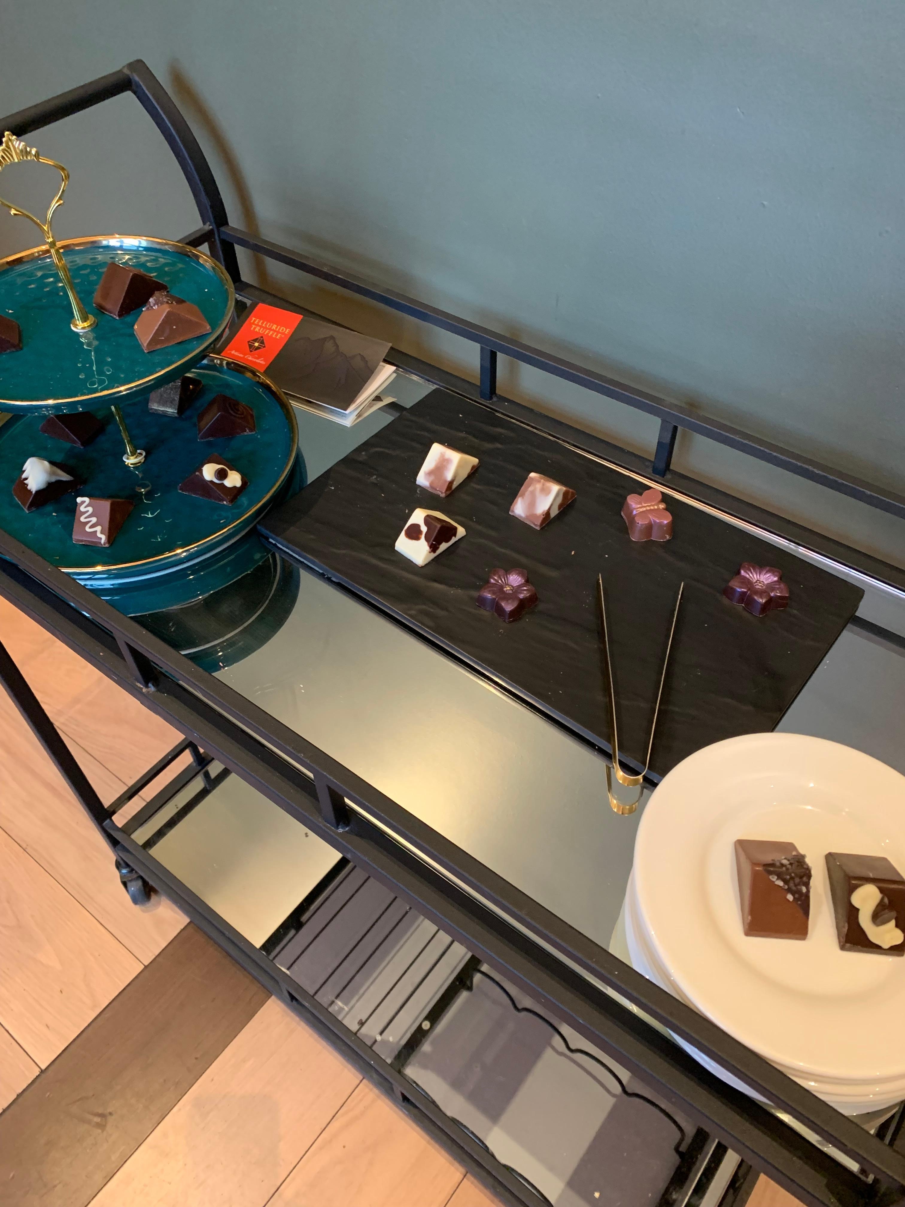 Free truffle hour, yum!