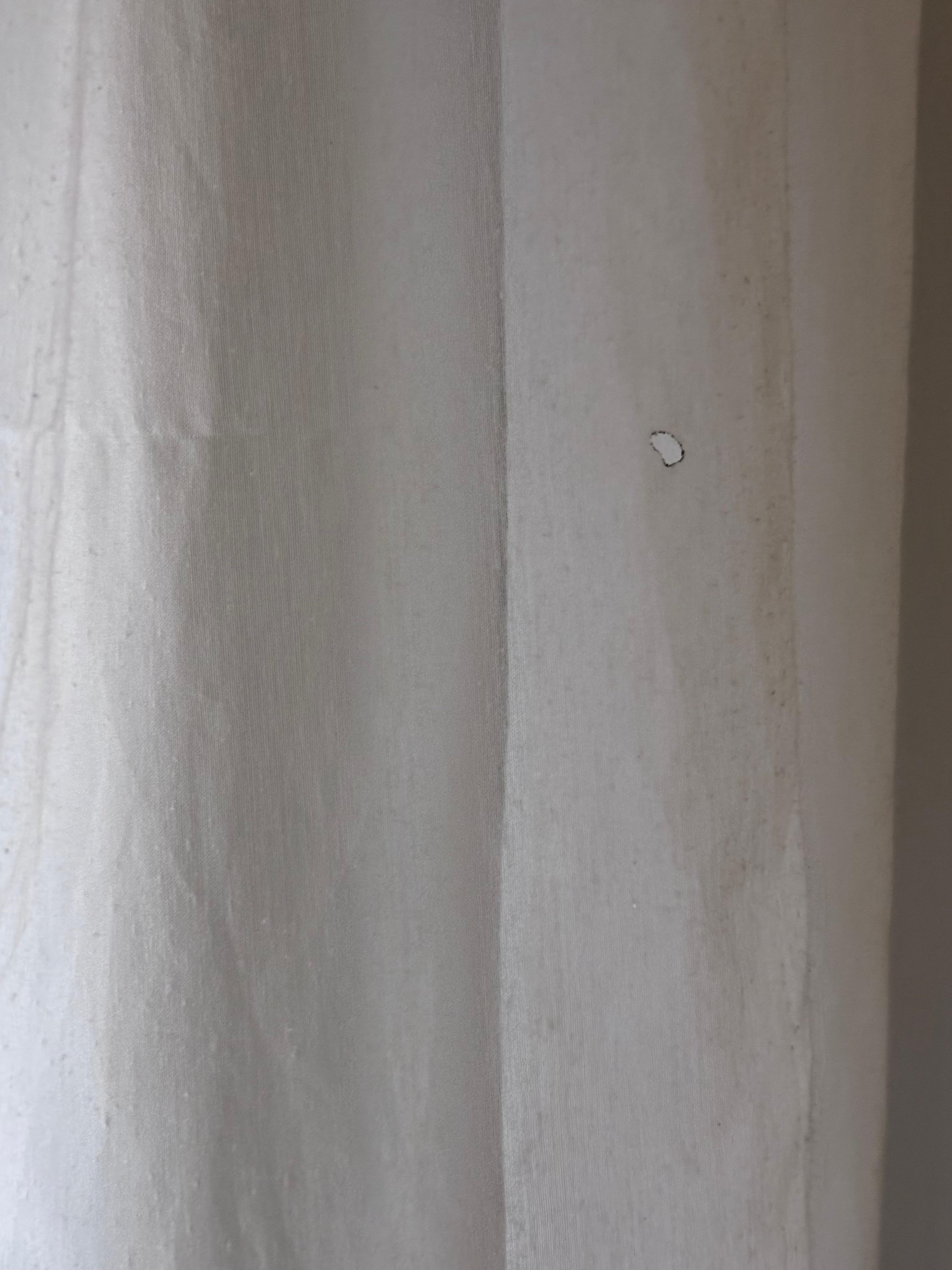 Burnt window curtains