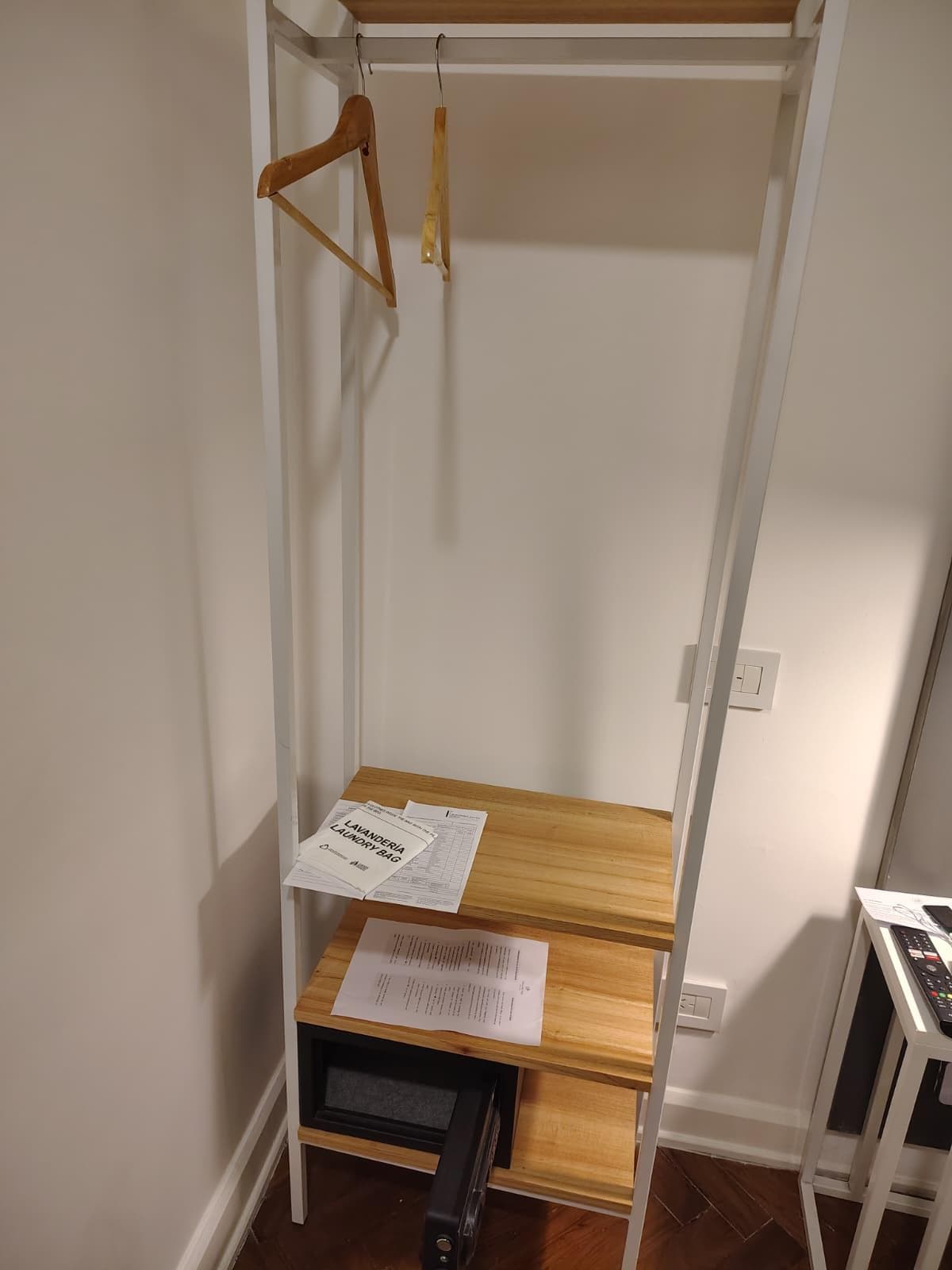 your closet of a 4 star hotel, really?