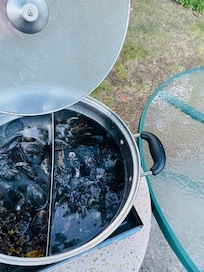 We bring our own hot pot