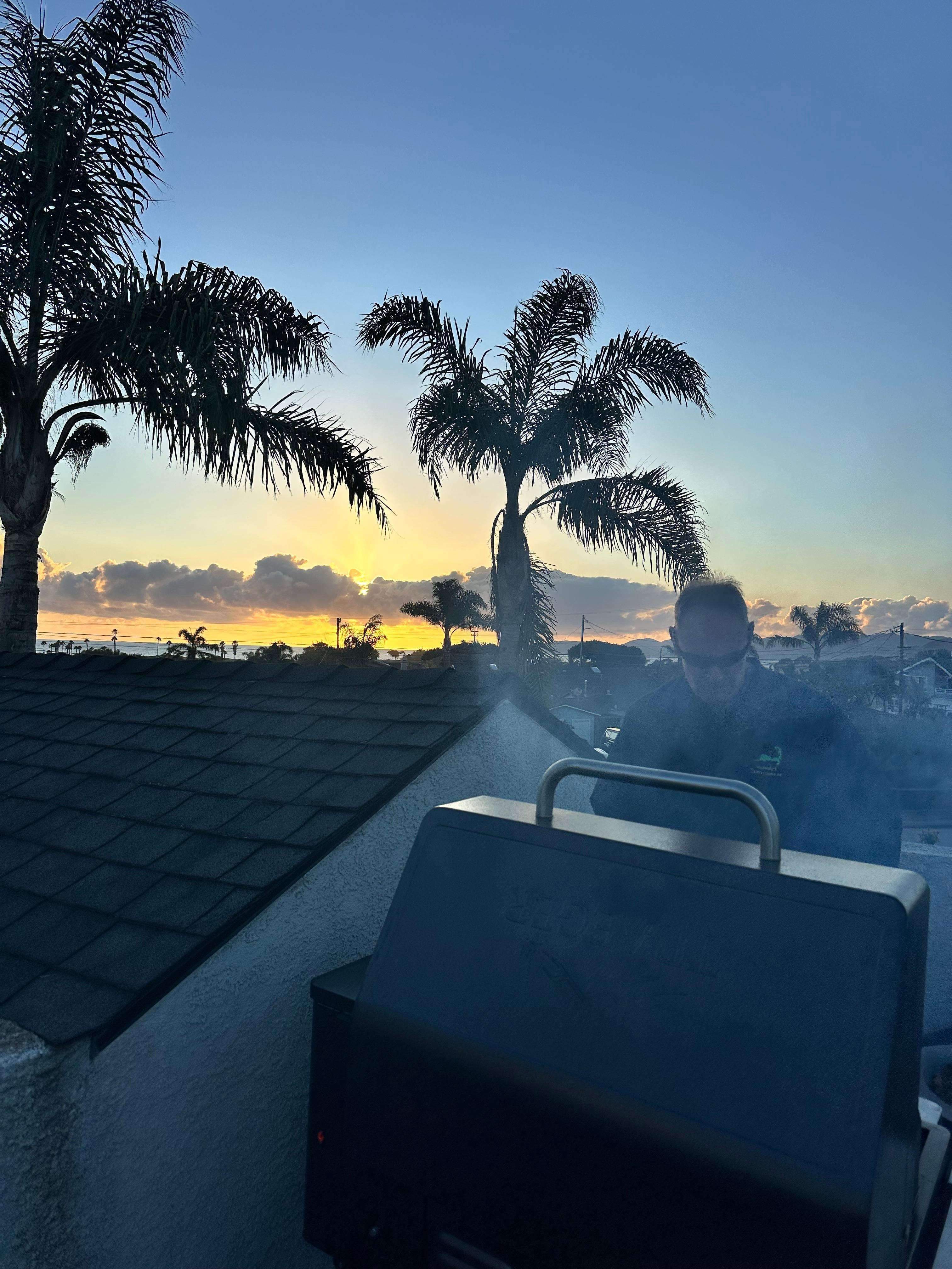 View from rooftop deck