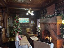 Charming setting was so cozy and beatiful