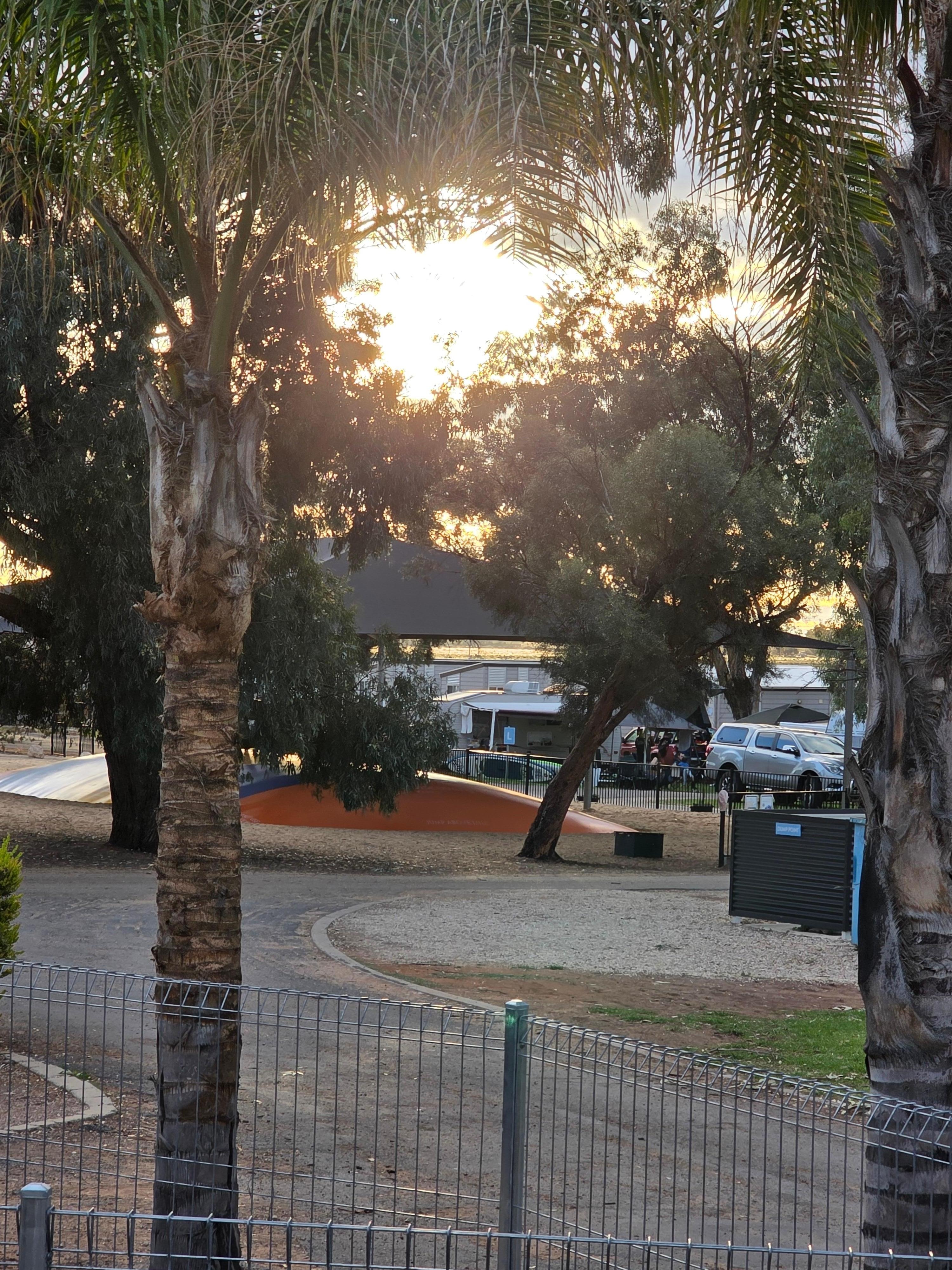 Part of the camp grounds