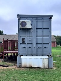 When these a/c units run they vibrate the wall that is your head board.