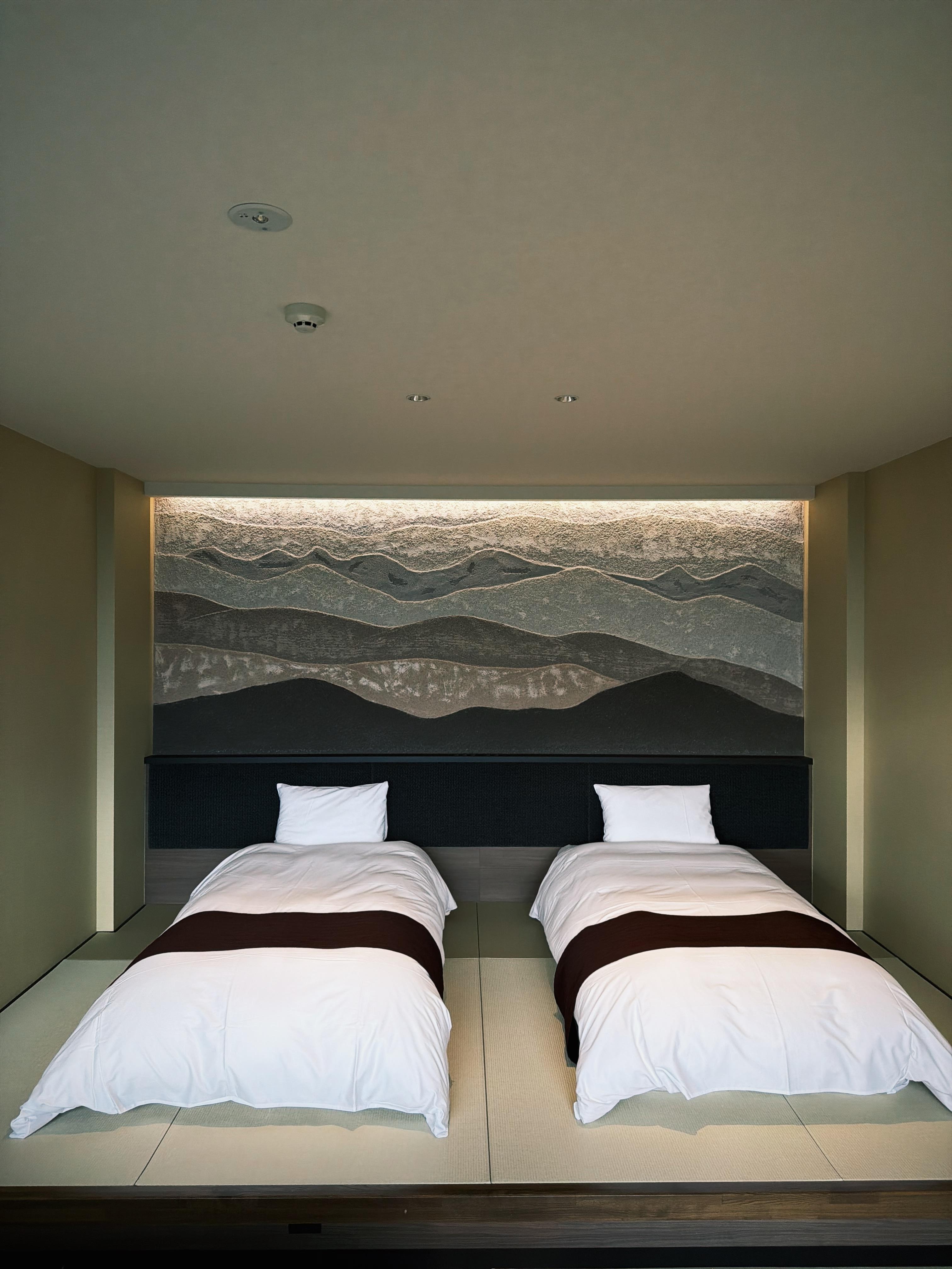 The comfortable beds