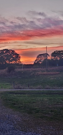 A beautiful sunset from the front porch.