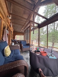 Large screened porch