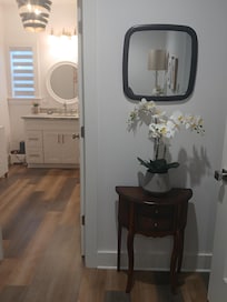Beautiful comfortable bath with deep tub!