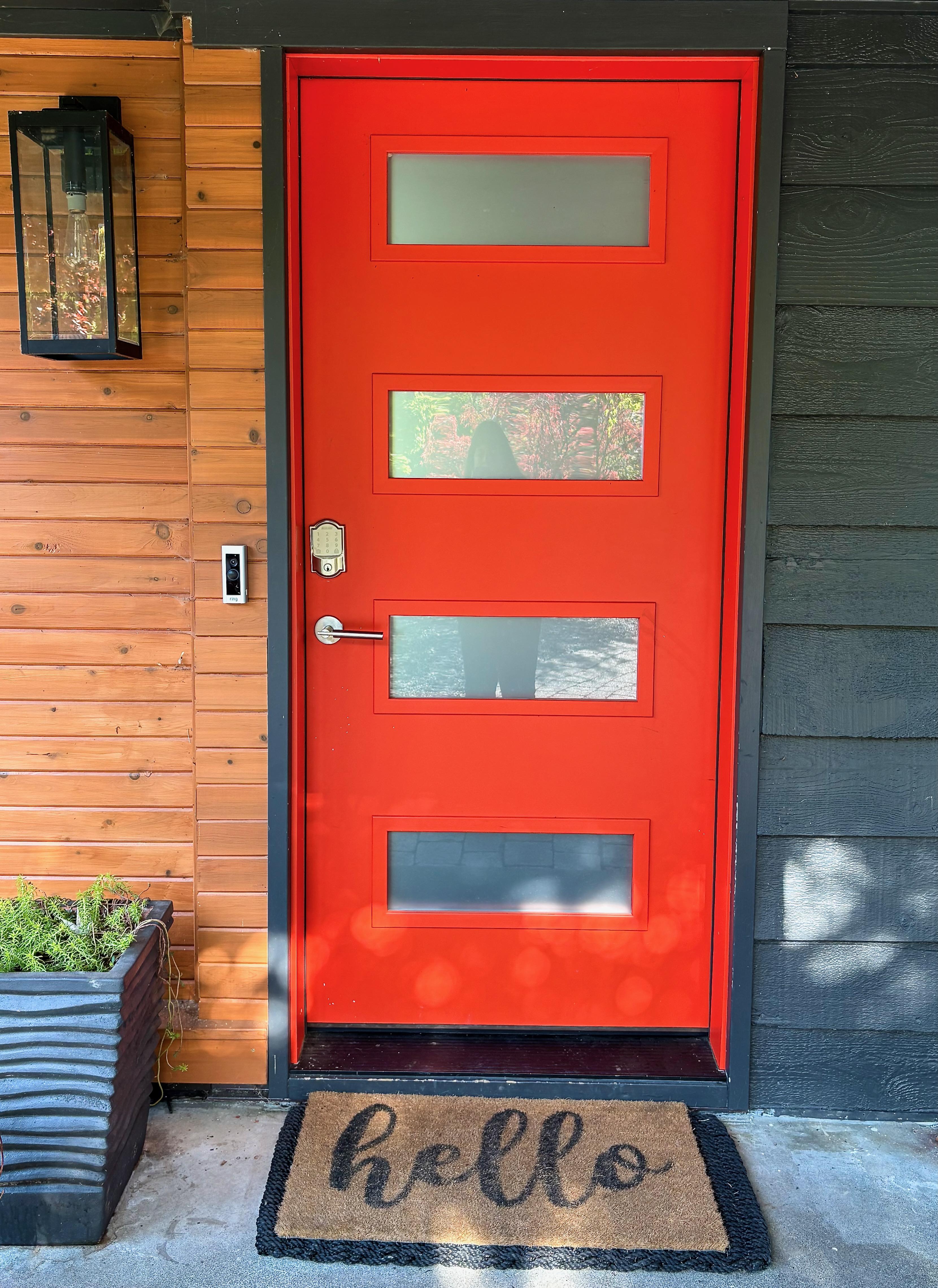 A cheerful welcome