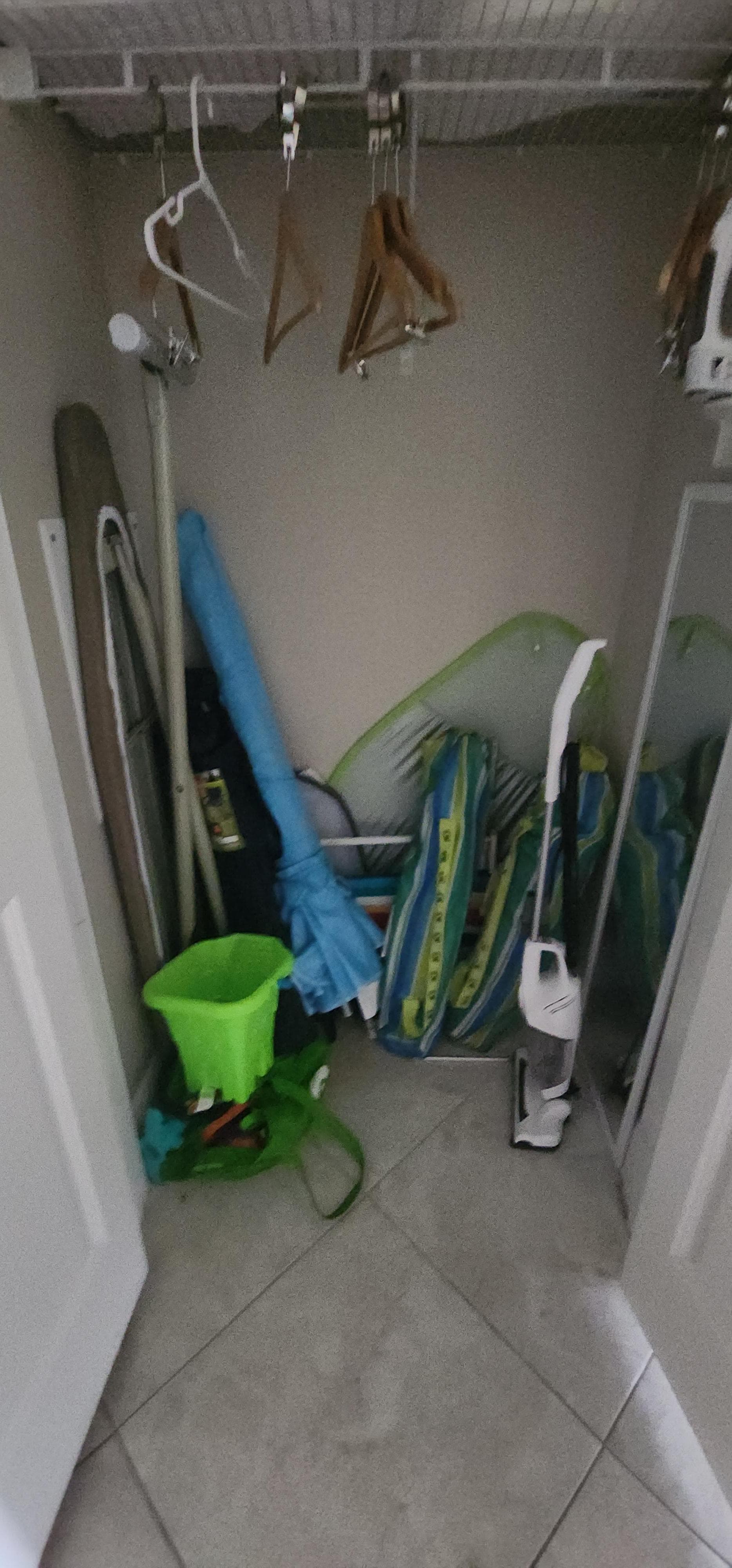 There are chairs, beach umbrella and beach toys .. make sure you bring these with you since the rent at the beach is $66dlls for a set of two chairs and umbrella. (You can bring them in the bus (shuttle))