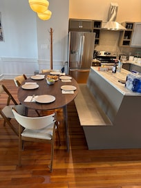 Stays in the penthouse suite. It’s awesome.