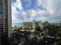 The amazing view from our balcony.