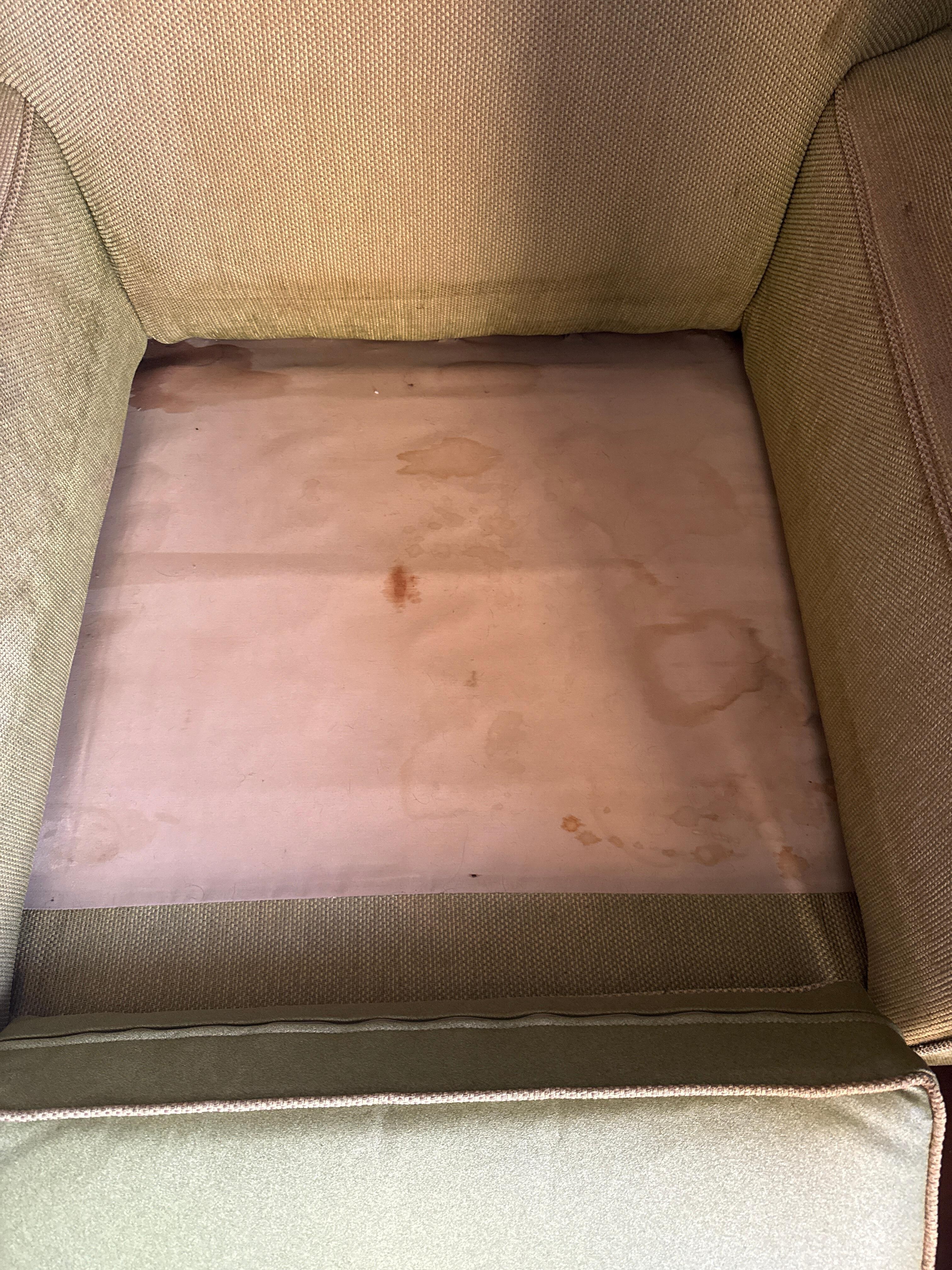 Stains on chair