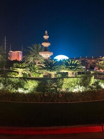Near the enchanting entrance where you could see The Sphere where we saw The Wizard of Oz.