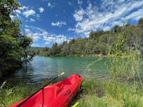 Kayaking at Lake Nighthorse.
