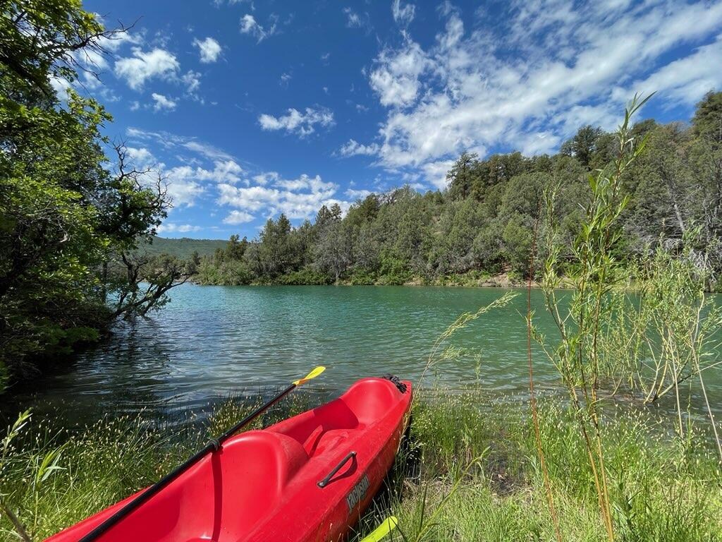 Kayaking at Lake Nighthorse. 