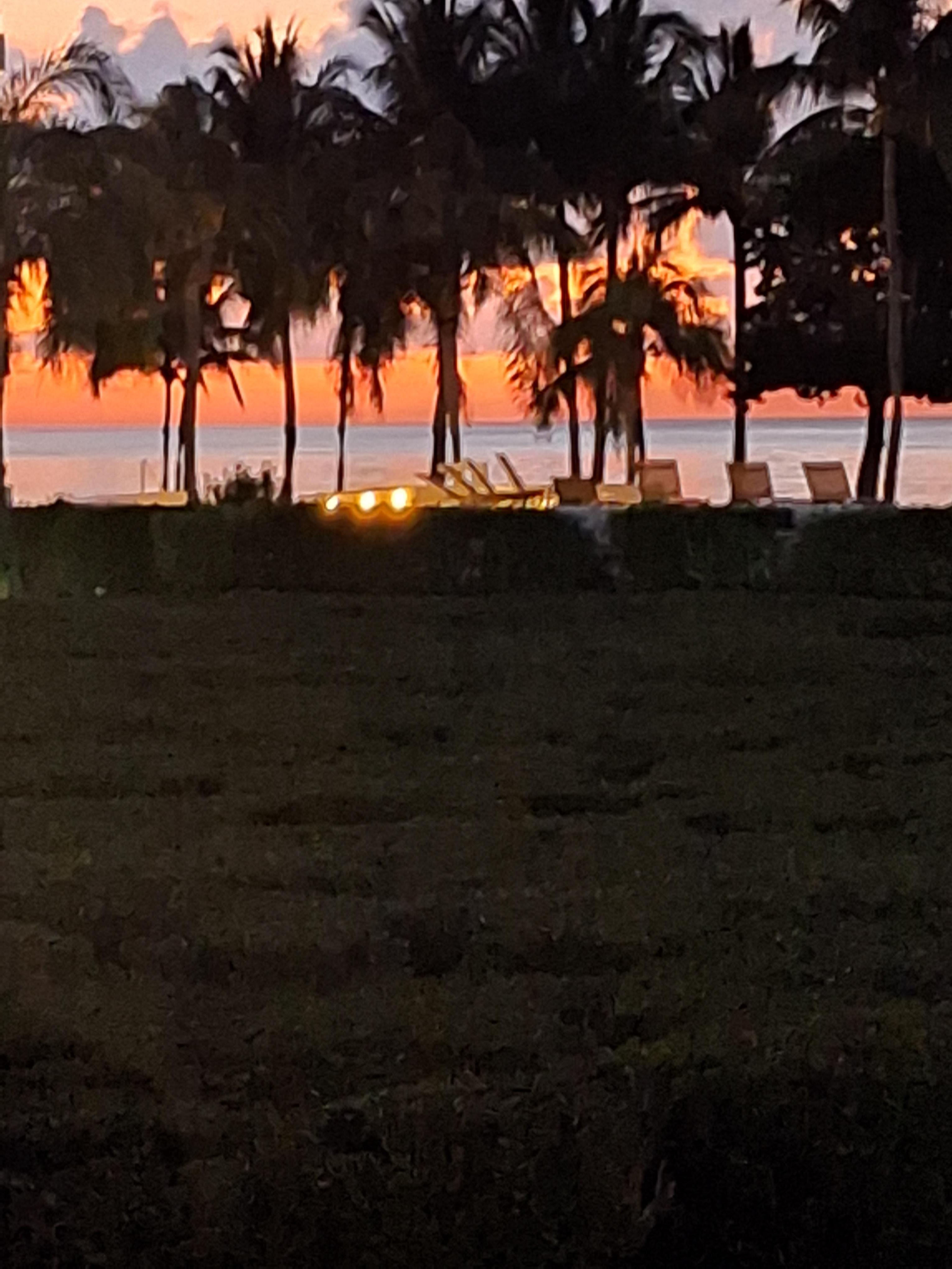 Awesome sunset from patio