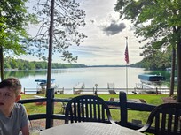 Lake view from restaurant