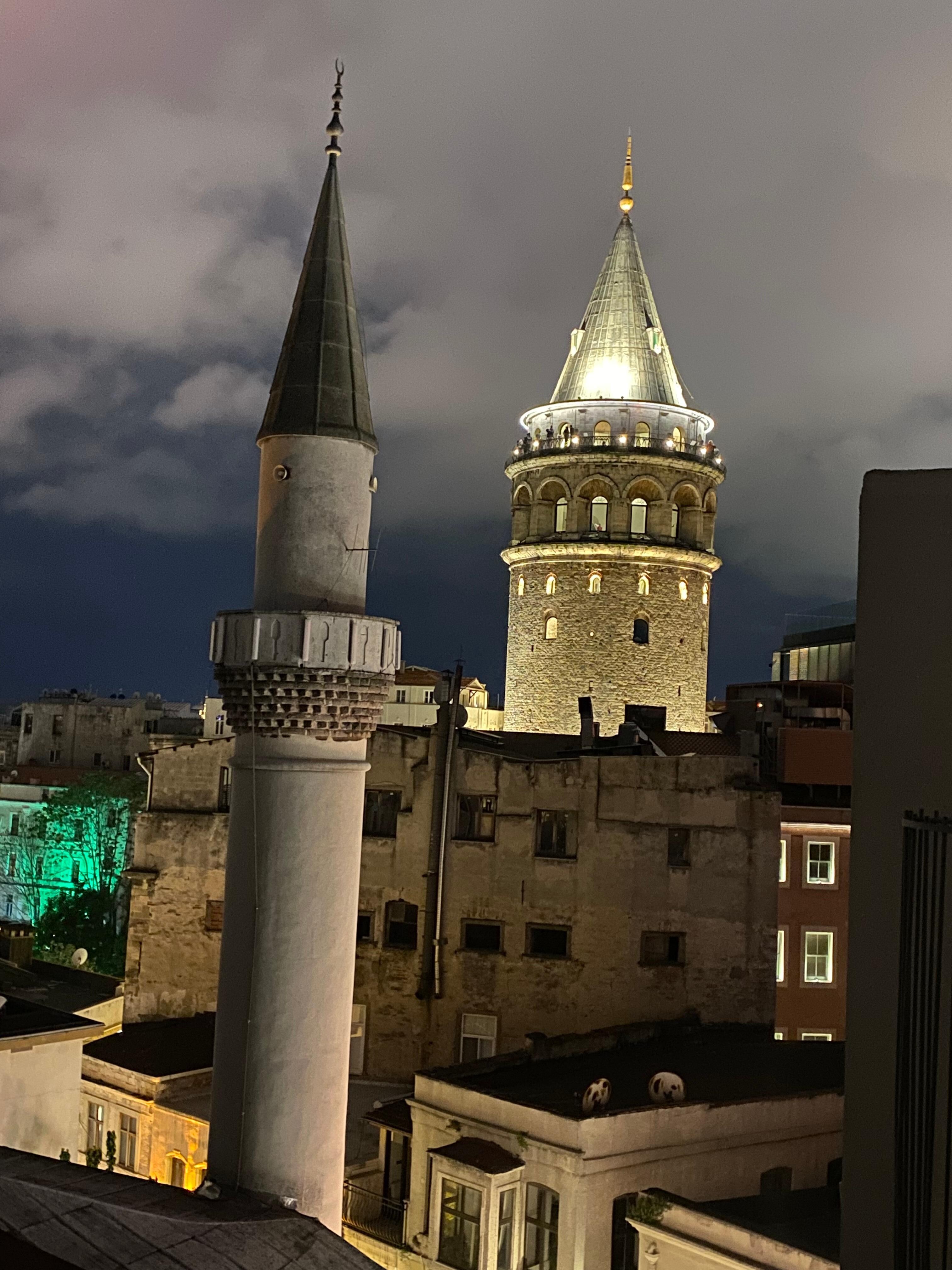 Vista desde el balcón de nuestra habitación.