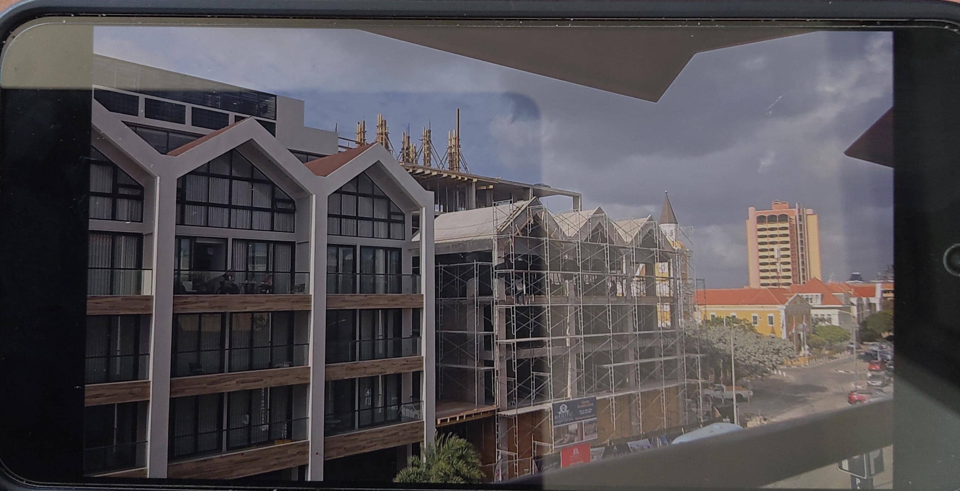 View looking to the right of my room from the balcony. 