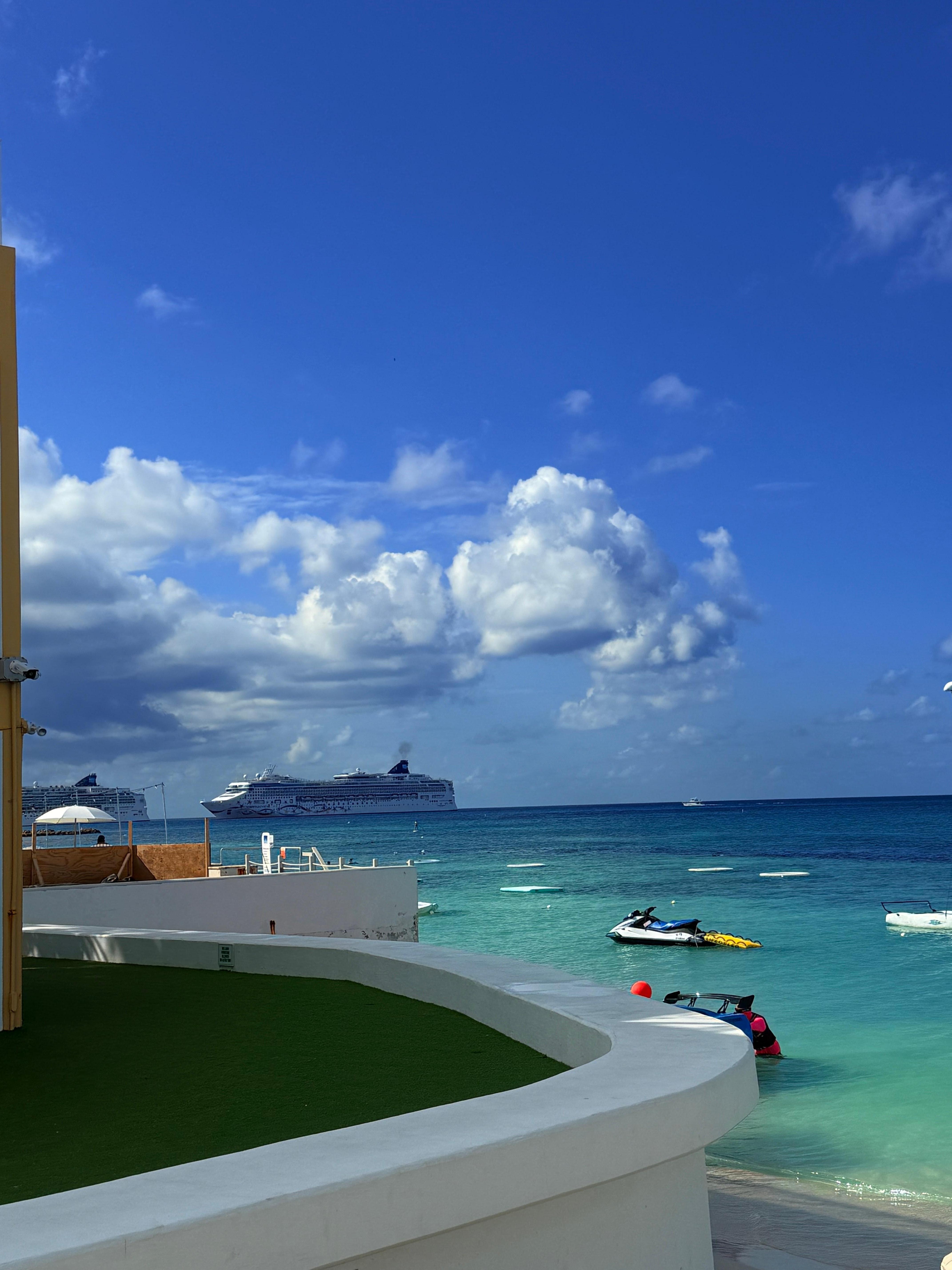 Some of the view from the beach area