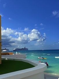 Some of the view from the beach area