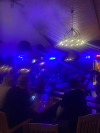 Shark Sandwich Playing in Jolly Roger Bar Aug 23,2025
with smokers machine and lighting